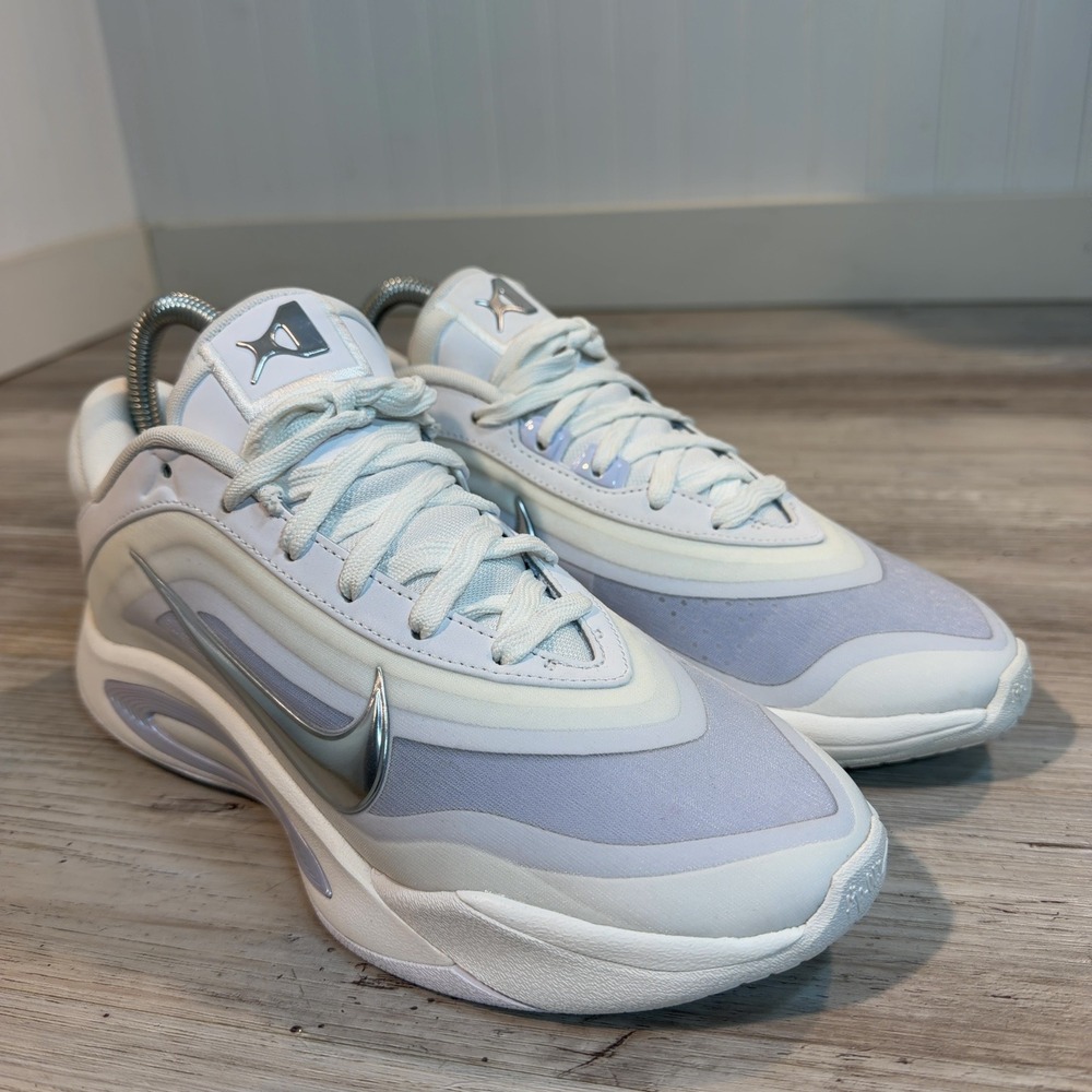 Nike A'One A'ja Wilson Pearl Violet White Sneakers, Size 8 FZ8605-100